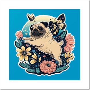 Pug Posters and Art